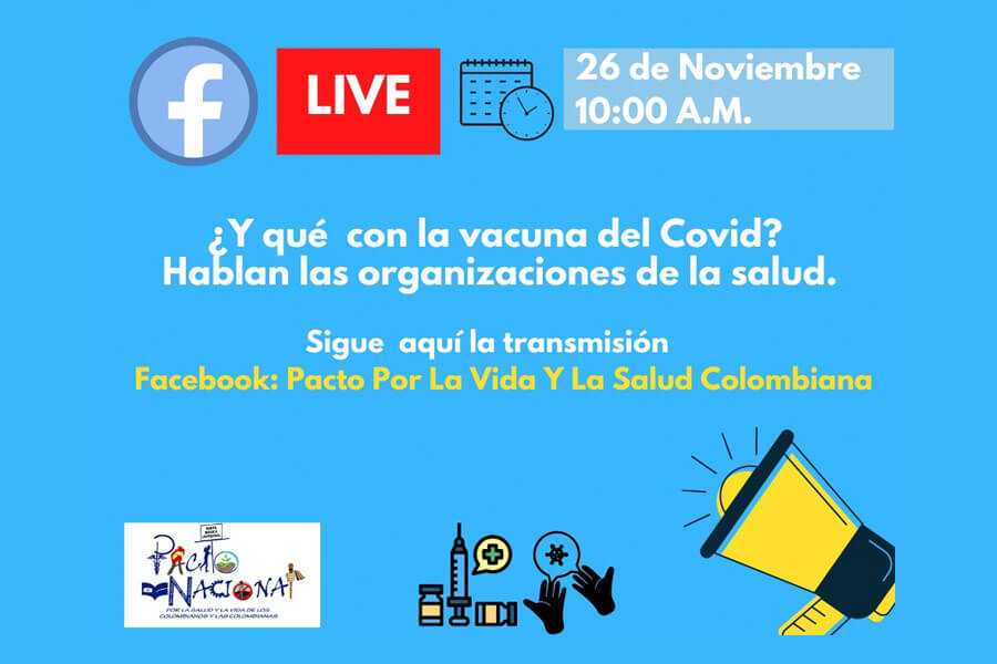 lo invitamos a ver la transmisión de la rueda de Prensa ¿Y qué con la vacuna del Covid-19?