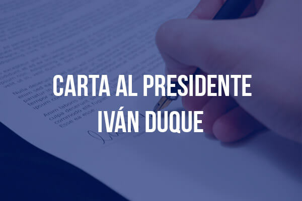 Carta abierta al presidente Iván Duque