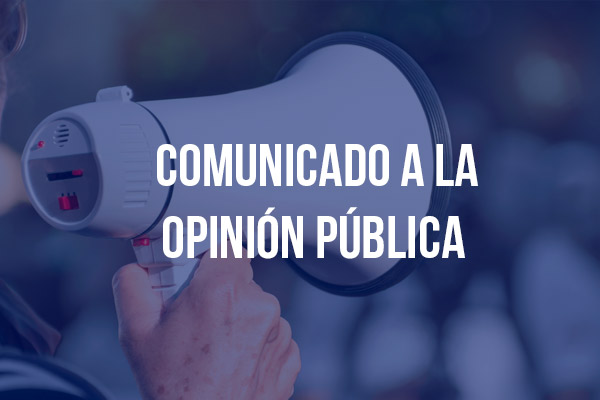 Comunicado para la opinión pública frente al proyecto de Reforma a la Salud