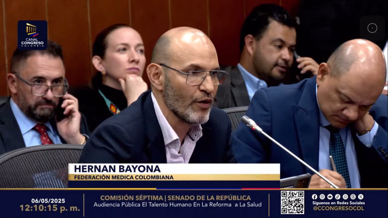 Herman Bayona en Senado Audiencia