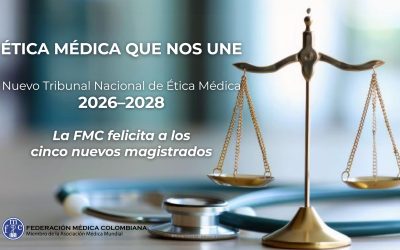 La Federación Médica Colombiana celebra la conformación del Tribunal Nacional de Ética Médica 2026–2028